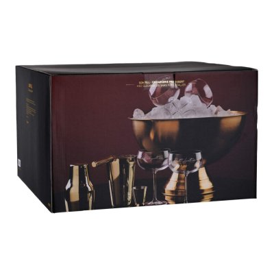 Kullattu samppanjanjäähdytin 10 litraa